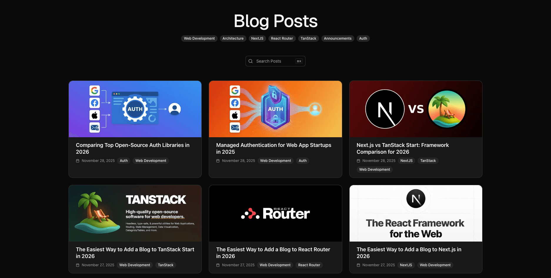 Blog Plugin Demo - Home